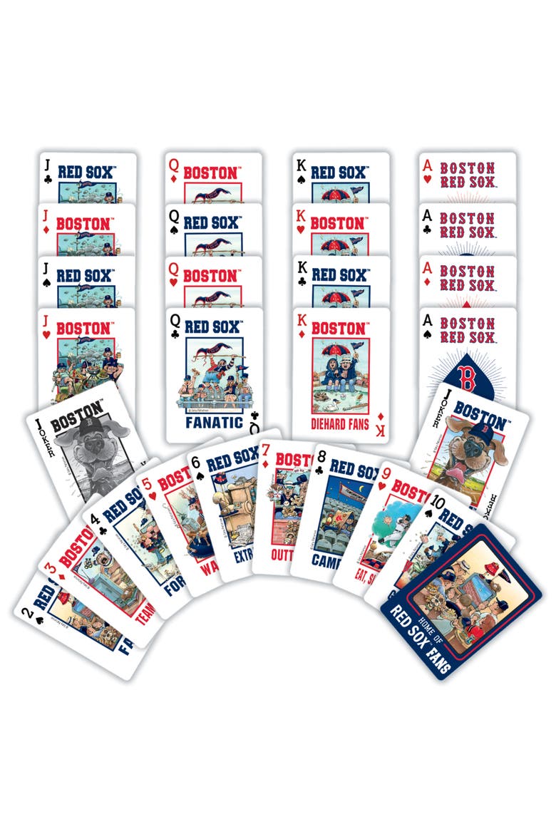 Boston Red Sox Fan Deck Playing Cards, Alternate, color, Multicolor