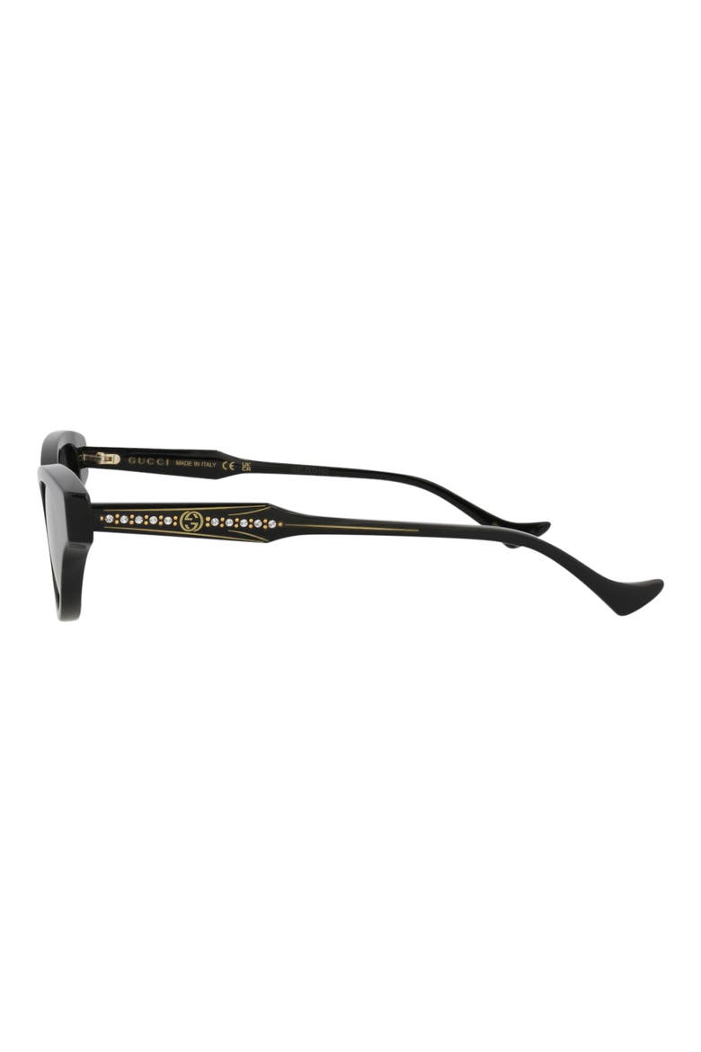 51mm Cat Eye Sunglasses, Alternate, color, BLACK BLACK GREY