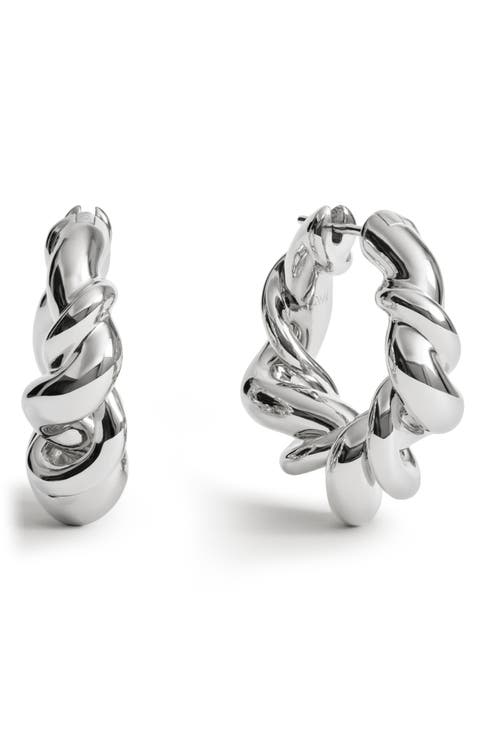 Ochre Large Hoop Earrings