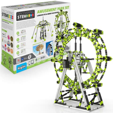Amusement Park, London Eye And Ferris Wheel Building Set