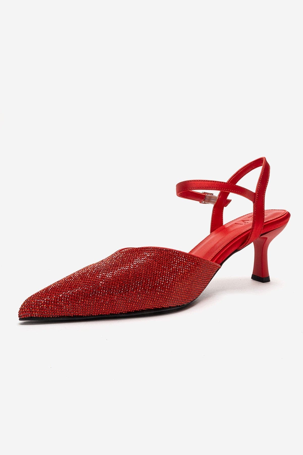 Prologue Shoes Nivora Stiletto Pump, Alternate, color, Red
