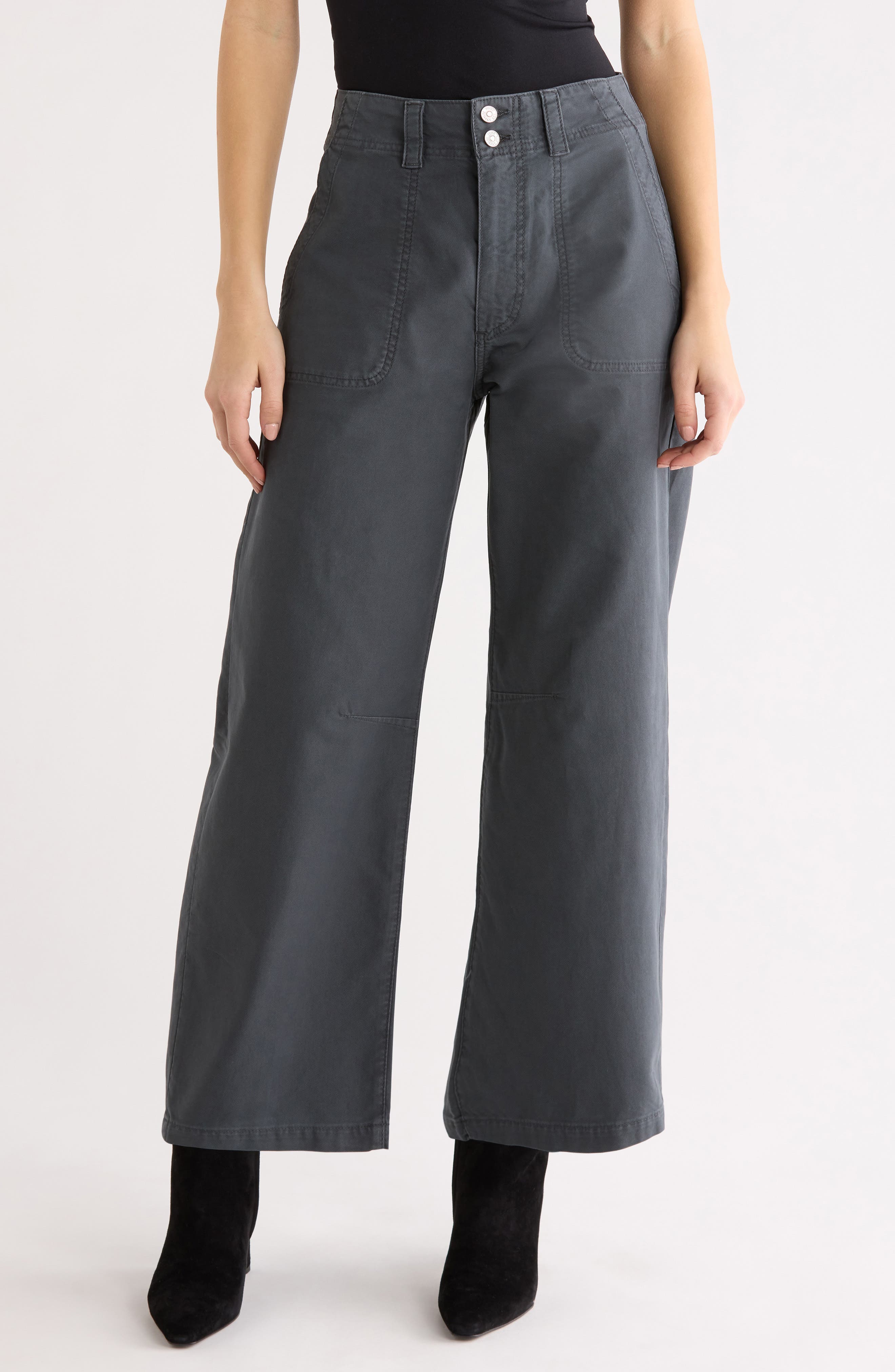 PAIGE Arellia High Waist Barrel Jeans