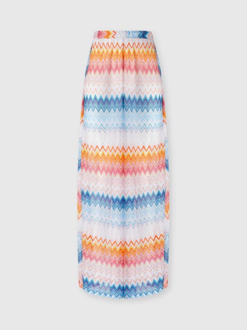 Missoni Herringbone Pattern Skirt In Multicoloured