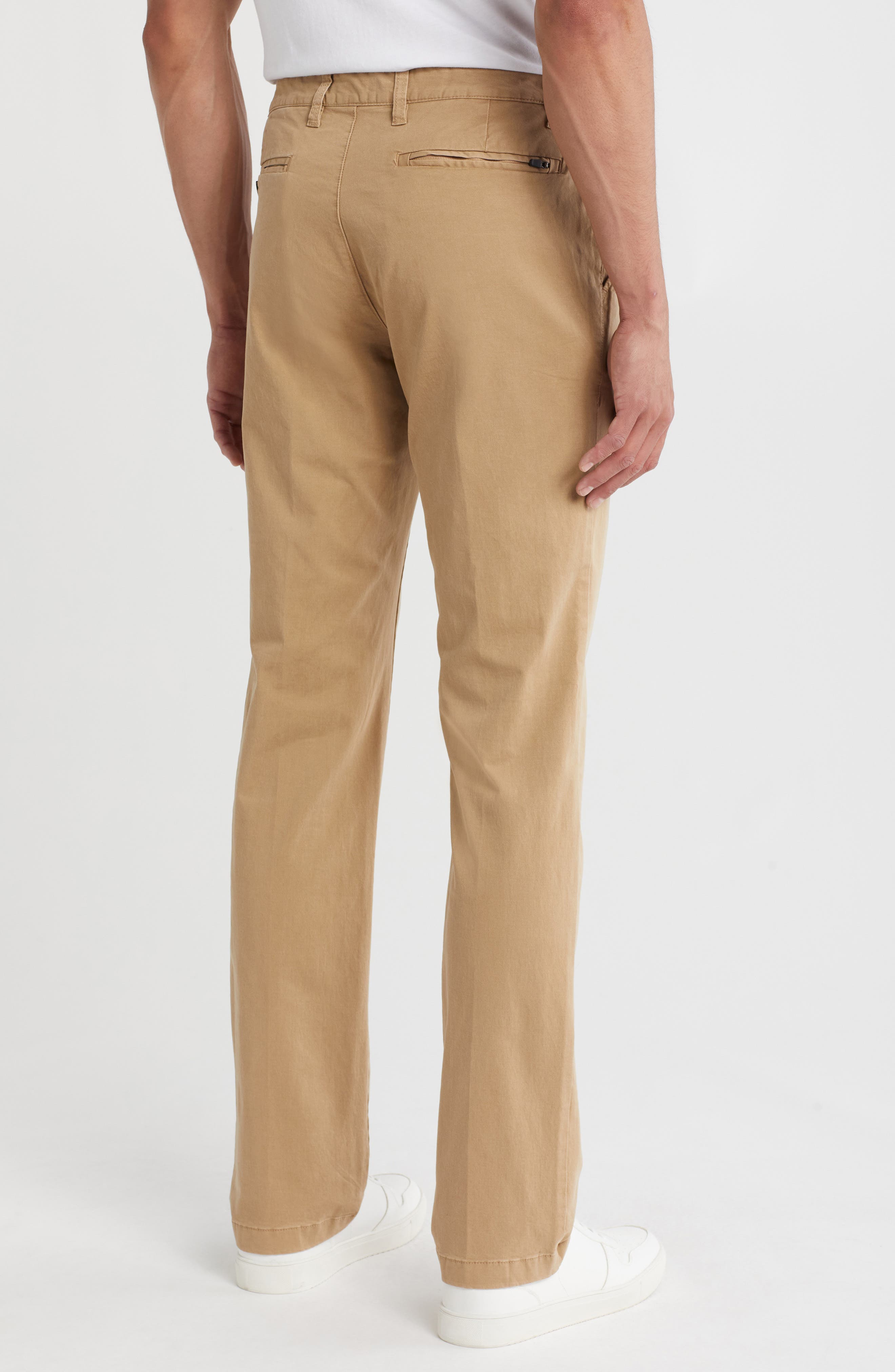Flat Front Stretch Comfort Slim Leg Pants - image 2