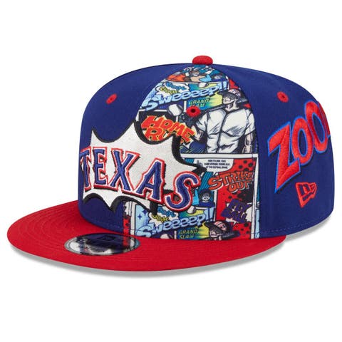 Men's New Era Royal/Red Texas Rangers 2025 MLB Diamond Hero Edition 9FIFTY Snapback Hat