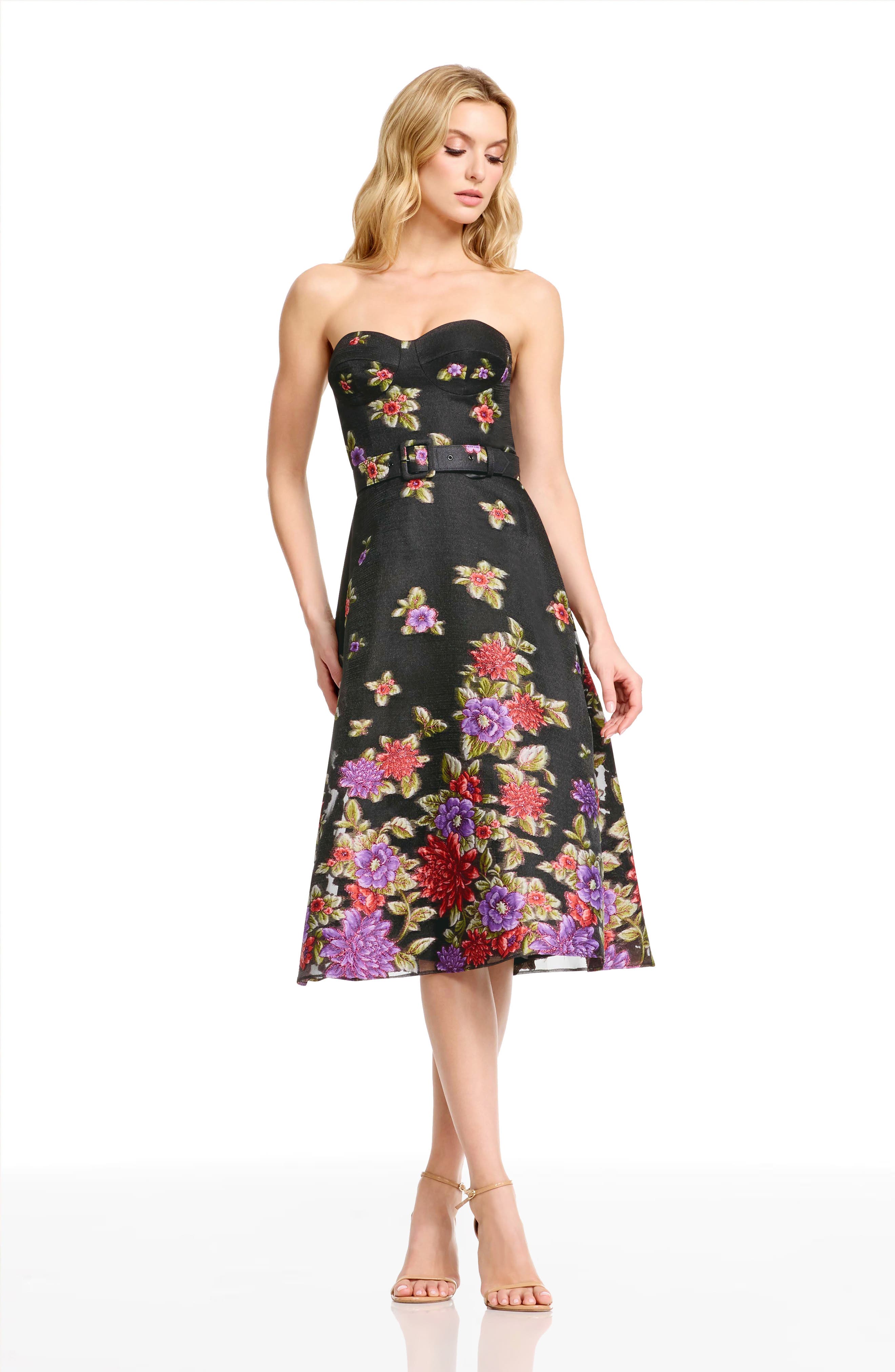 strapless knee length cocktail dress Carlita L / Black MULTI Zara Black Short Sleeve full sleeves shirt line skirt for maximum Order Now:Custom Order (add sizes required in order notes at checkout) elegant knee length cocktail dress