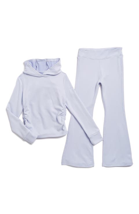 Kids' Cinched Hoodie & Flare Leggings Set (Big Kid)
