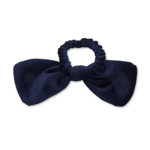 Lele Sadoughi New England Patriots Bow Scrunchie In Blue