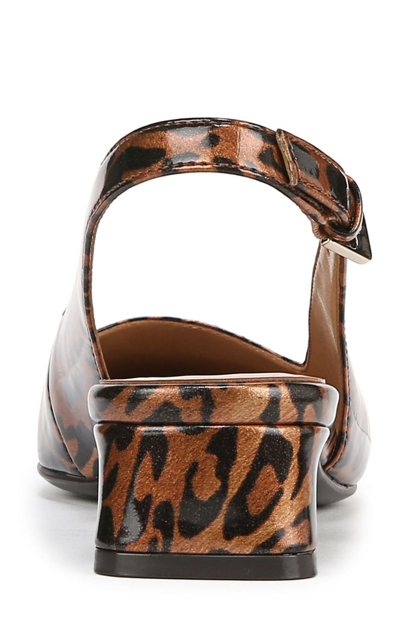 Naturalizer Ginger Slingback Pump, Alternate, color, Leopard Print Faux Leather