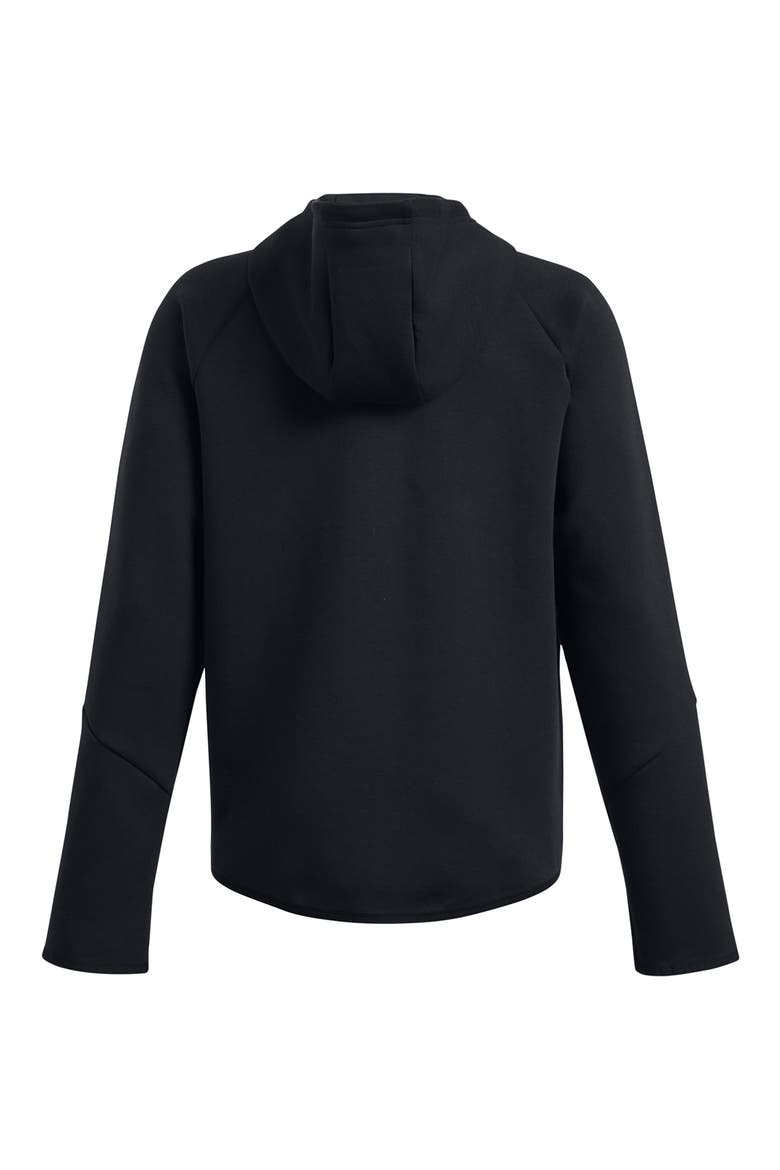 Kids' Unstoppable Fleece Hoodie, Alternate, color, BLACK