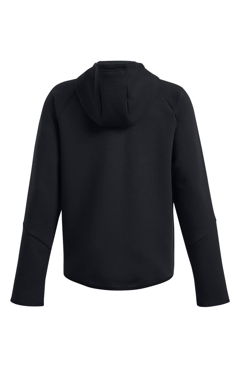Under Armour Kids' Unstoppable Fleece Hoodie, Alternate, color, Black