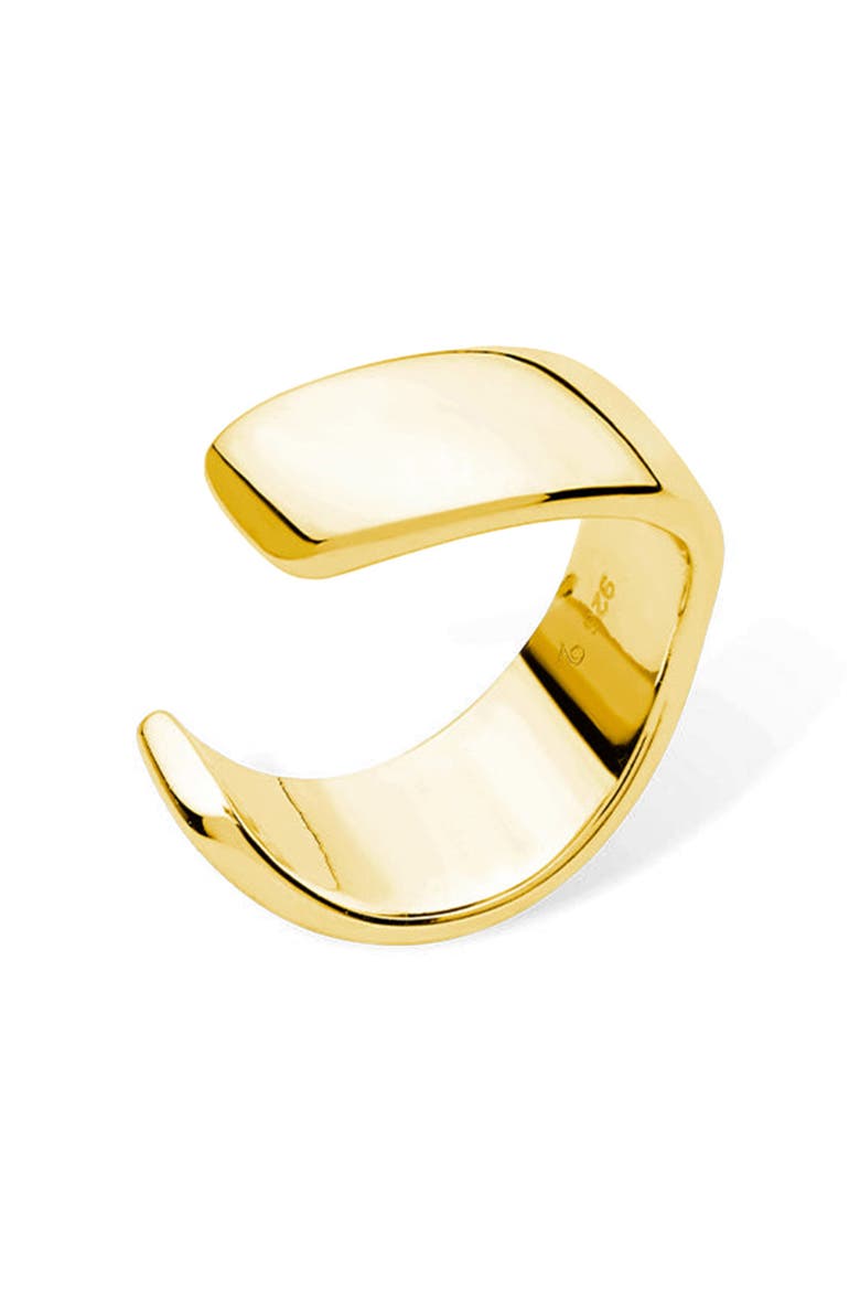 Flat Plain Cuff, Main, color, Gold