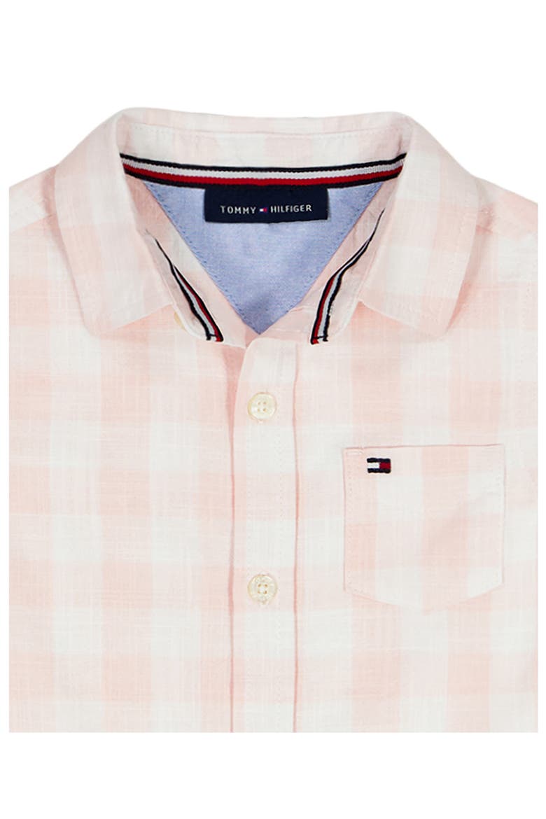 Short Sleeve Button-Up & Shorts Set, Alternate, color, BLUE