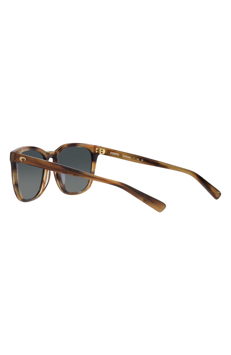 Costa Del Mar Sullivan 53mm Gradient Polarized Square Sunglasses, Alternate, color,