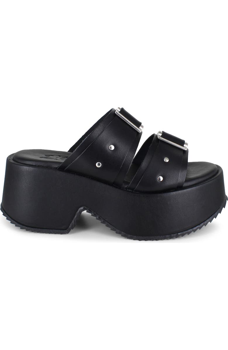 ZIGI Fanela Platform Slide Sandal, Alternate, color, Black