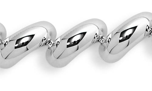 Lie Studio Lié Studio Sculptural Twist Necklace In Silver