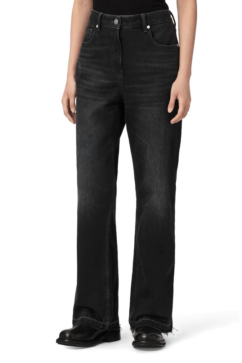 Fable Bootcut Jeans, Main, color, WASHED BLACK