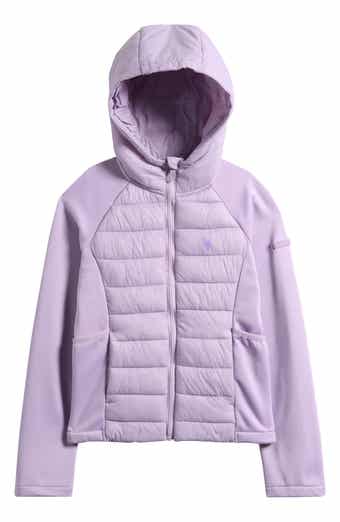 Spyder Kids' Hooded Mixed Media Jacket