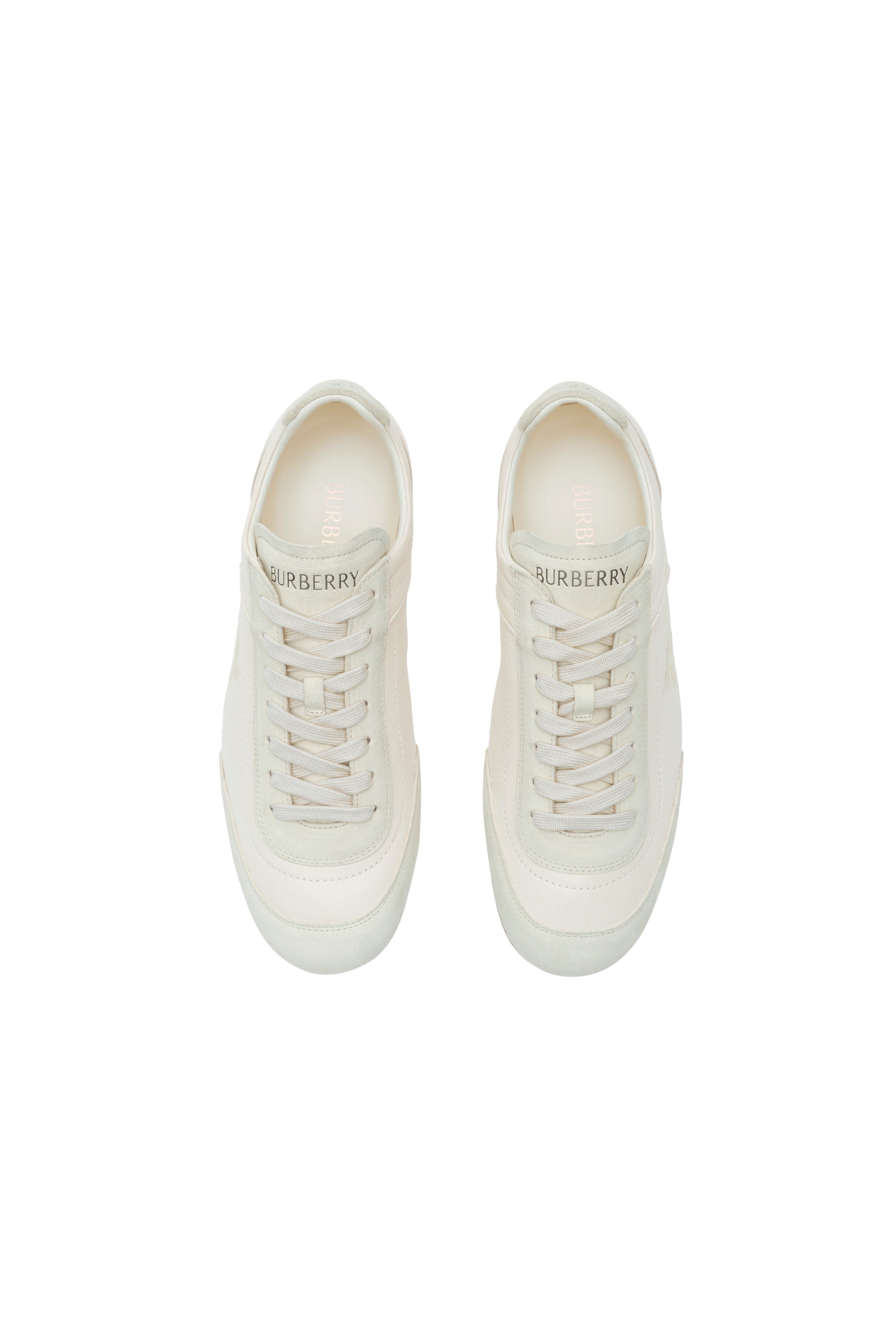 Leather Knight Runner Sneakers, Alternate, color, Dove beige