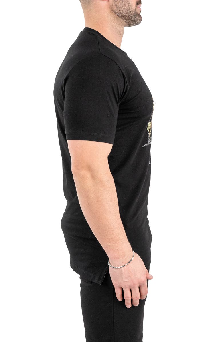 Maceoo Stone Lion Embellished Cotton Graphic T-Shirt, Alternate, color, 