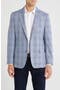 Plaid Notch Lapel Blazer