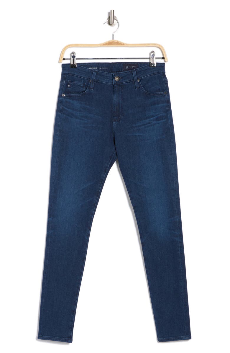 AG Farrah High Waist Ankle Skinny Jeans, Alternate, color, First Ave