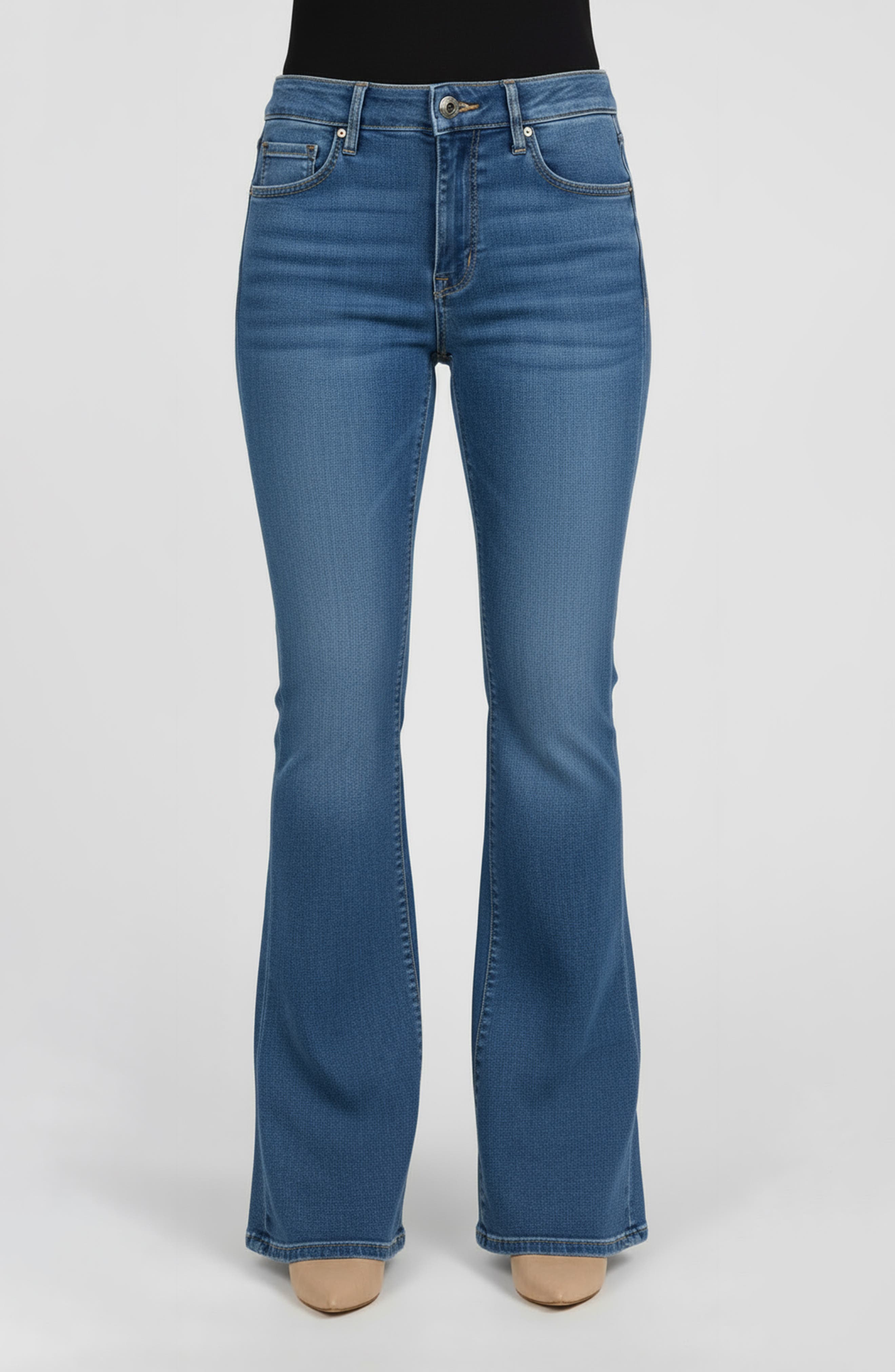 bebe The Core Flare Leg Jeans