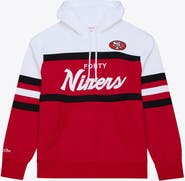Mitchell & Ness Men's Scarlet Mitchell & Ness  San Francisco 49ers Head Coach Hoodie