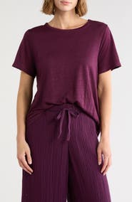 Eileen Fisher Organic Linen Crewneck T-Shirt