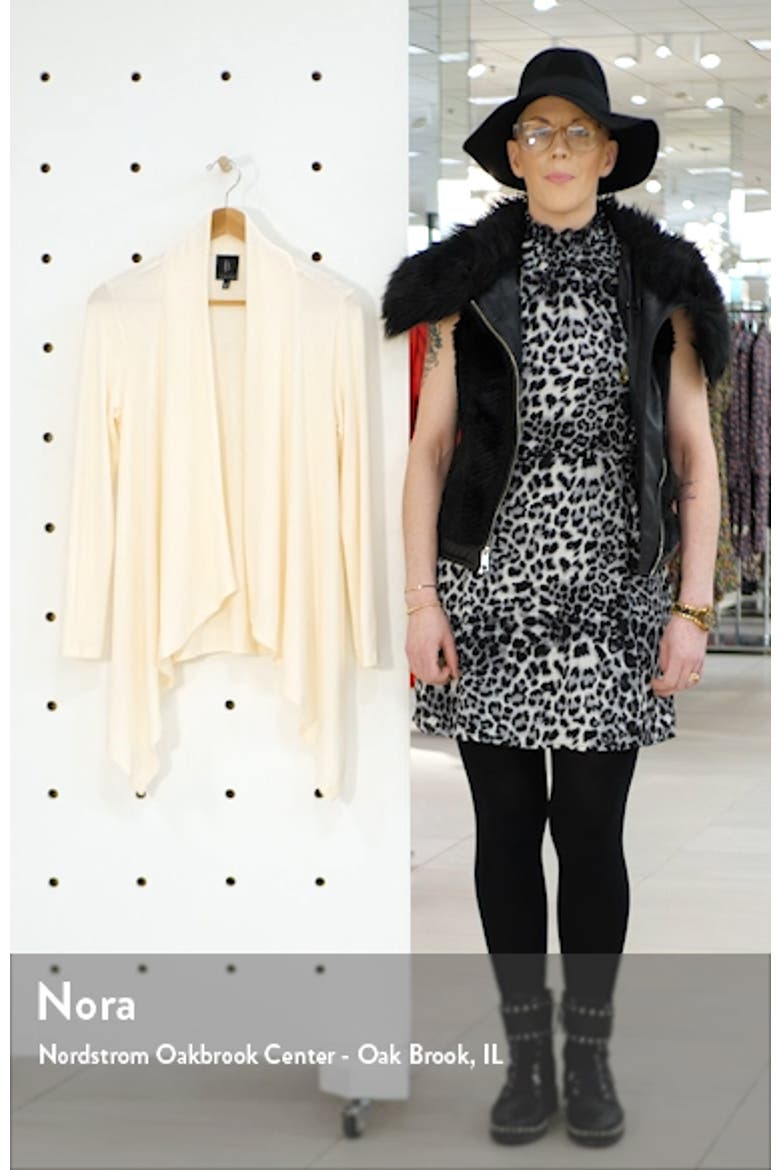 Amie Waterfall Knit Cardigan video