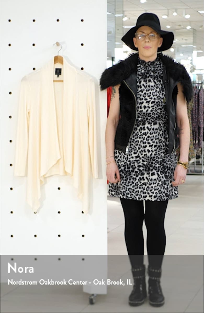 Amie Waterfall Knit Cardigan, sales video thumbnail