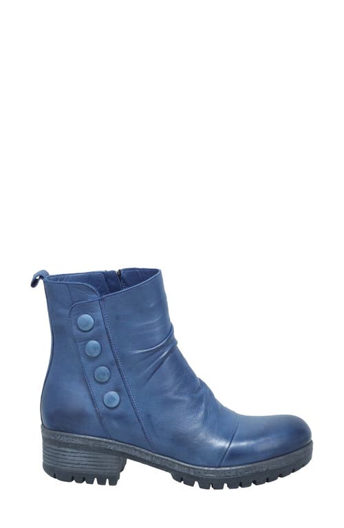 Miz Mooz Dallis Block Heel Bootie In Blue