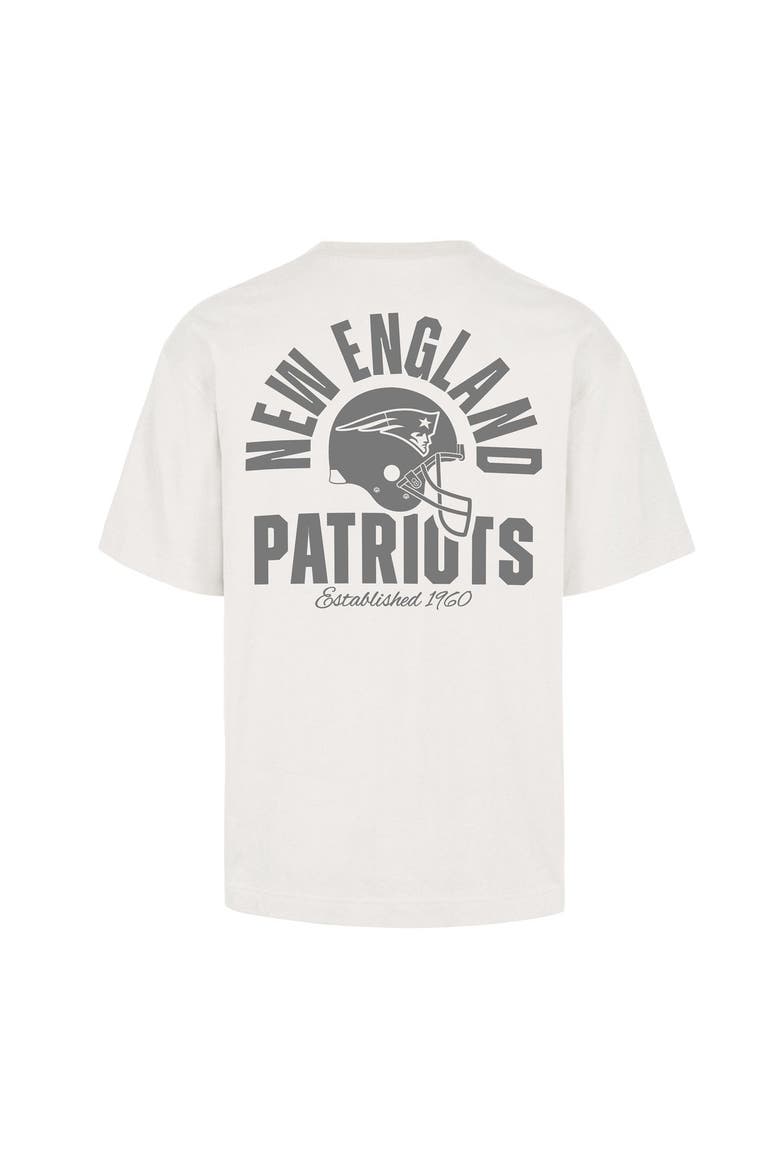 Men's '47 Off White New England Patriots Photon Dust Foundation T-Shirt, Alternate, color, Cream