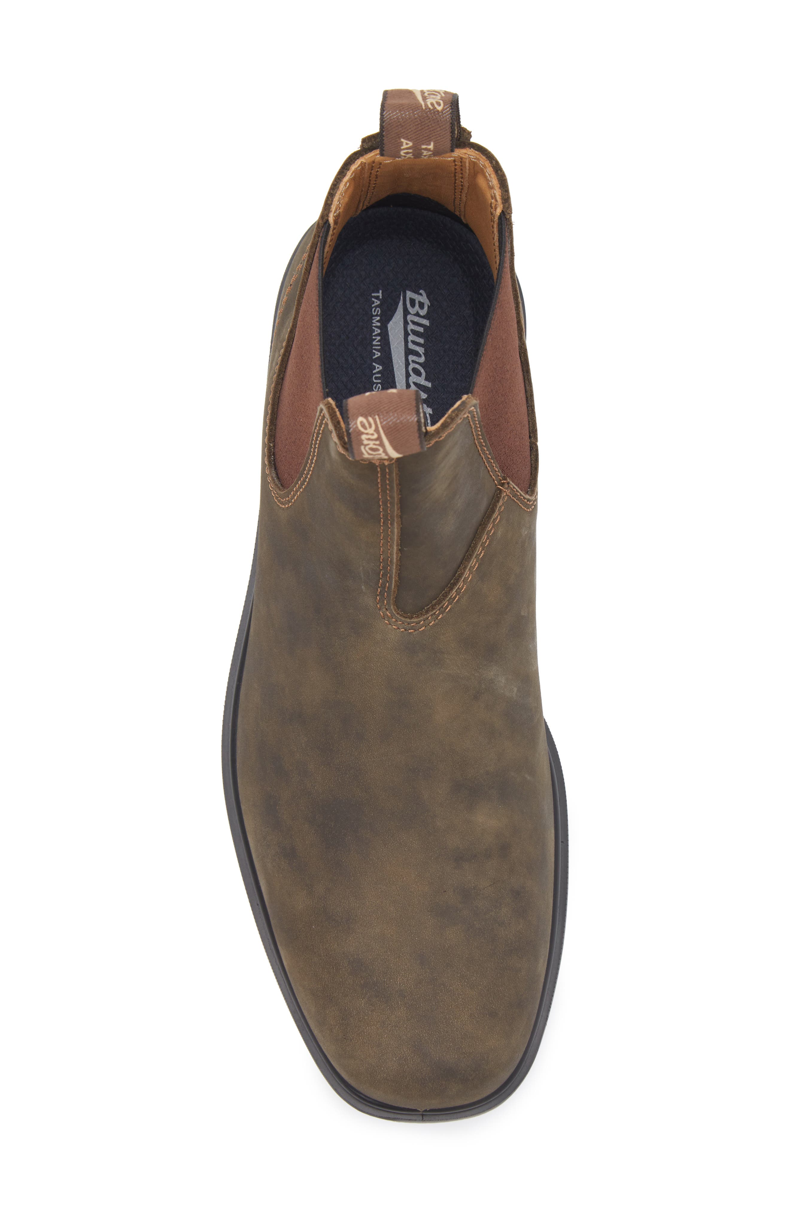 Blundstone Footwear Plain Toe Chelsea Boot, Alternate, color, Rustic Brown