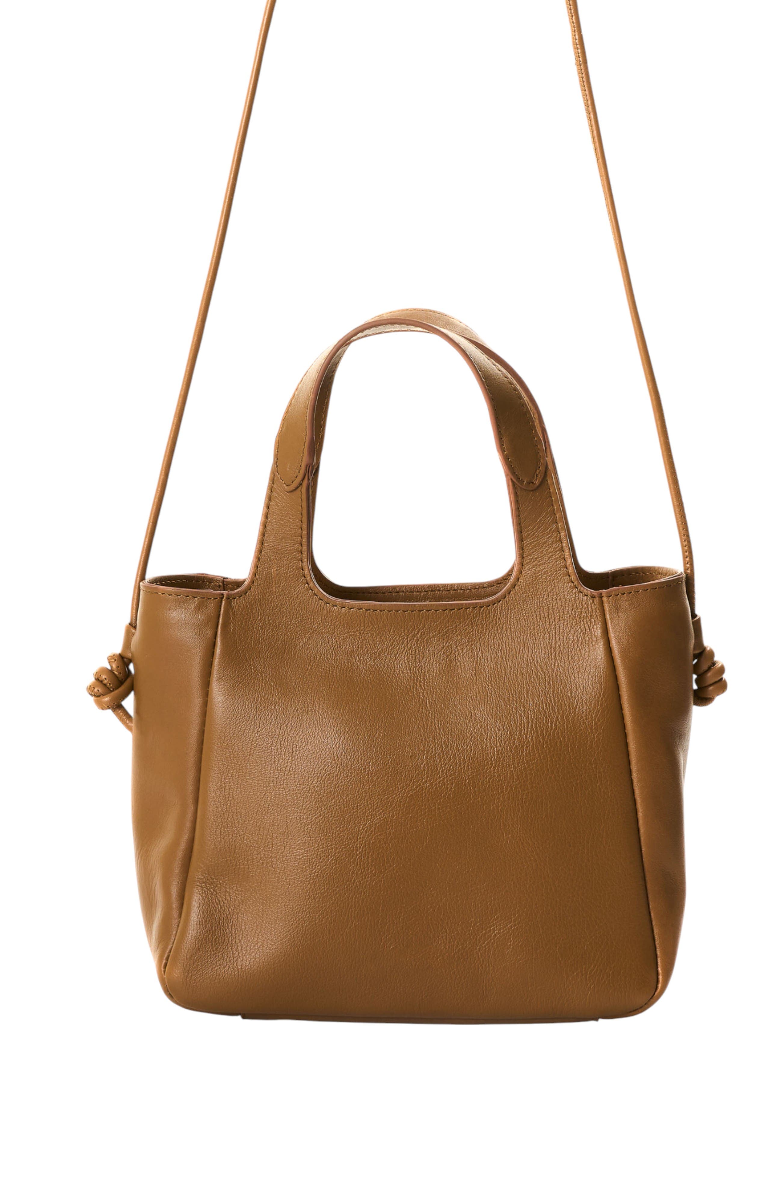 Velez Ailana Leather Crossbody Bag, Alternate, color, Honey