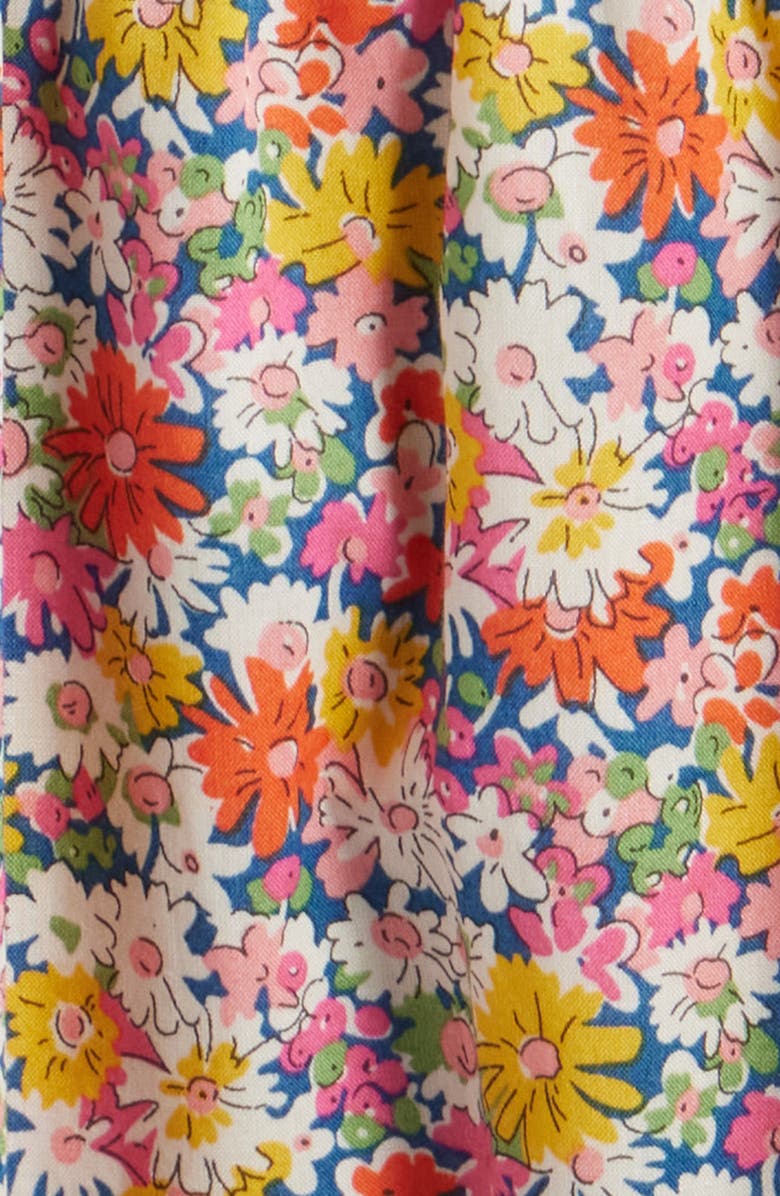 LOVE THE LABEL Eloise Floral Ruffle Detail Cotton Midi Dress, Alternate, color, 