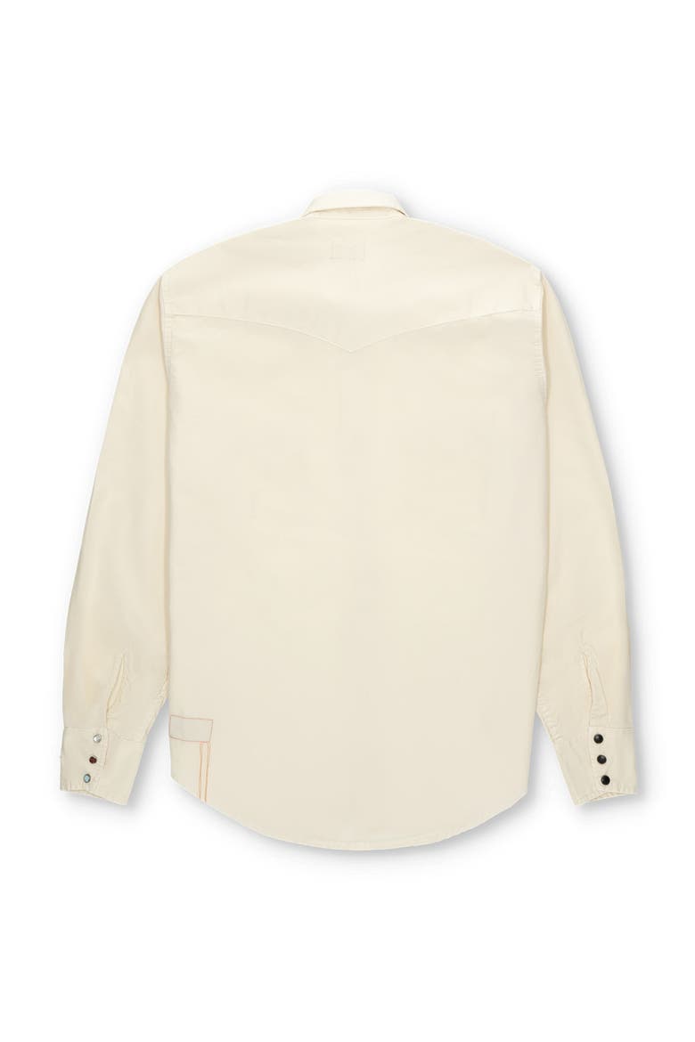 Kayace Texan Cotton Shirt, Alternate, color, OFF WHITE