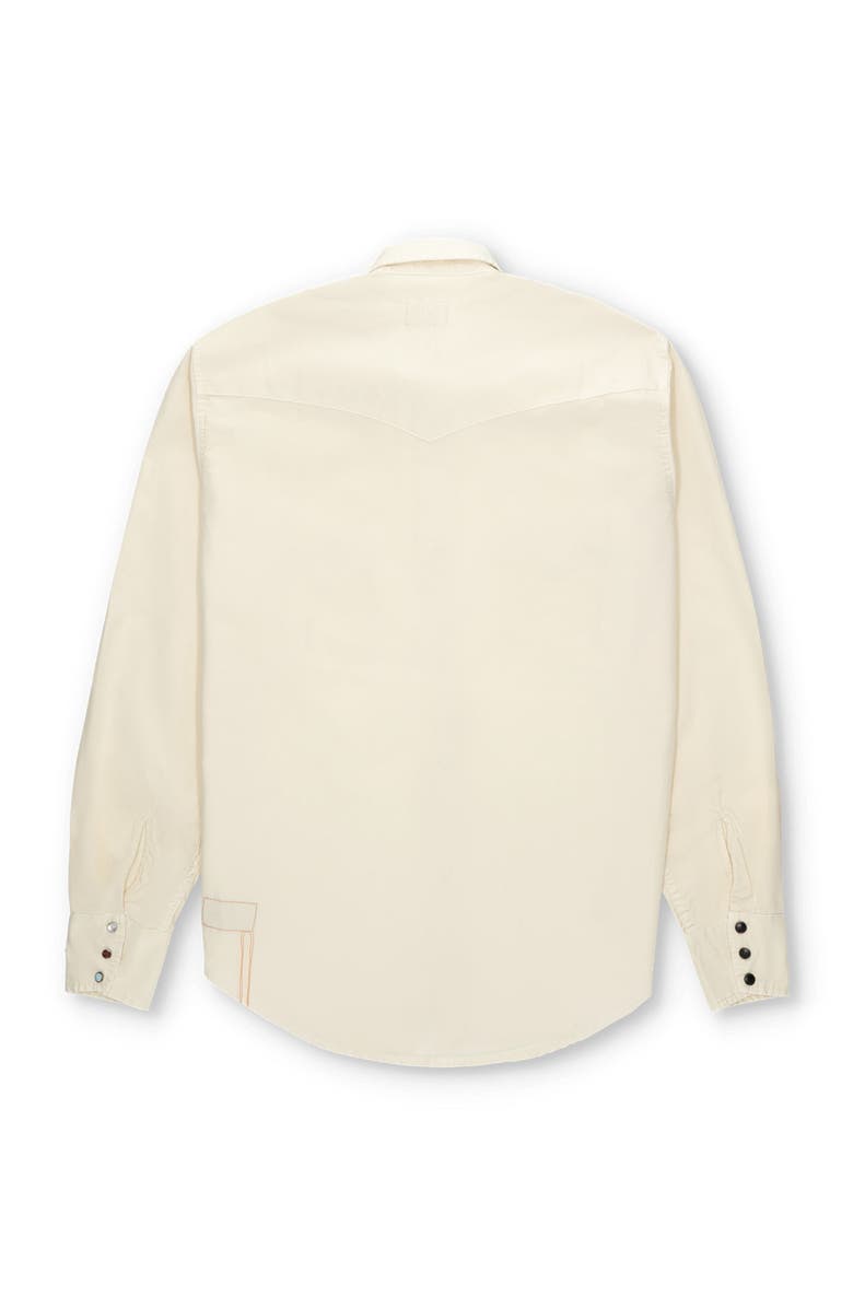 Fortela Kayace Texan Cotton Shirt, Alternate, color, Off White