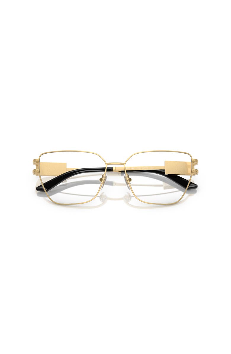 Versace 55mm Cat Eye optical glasses, Alternate, color, Gold