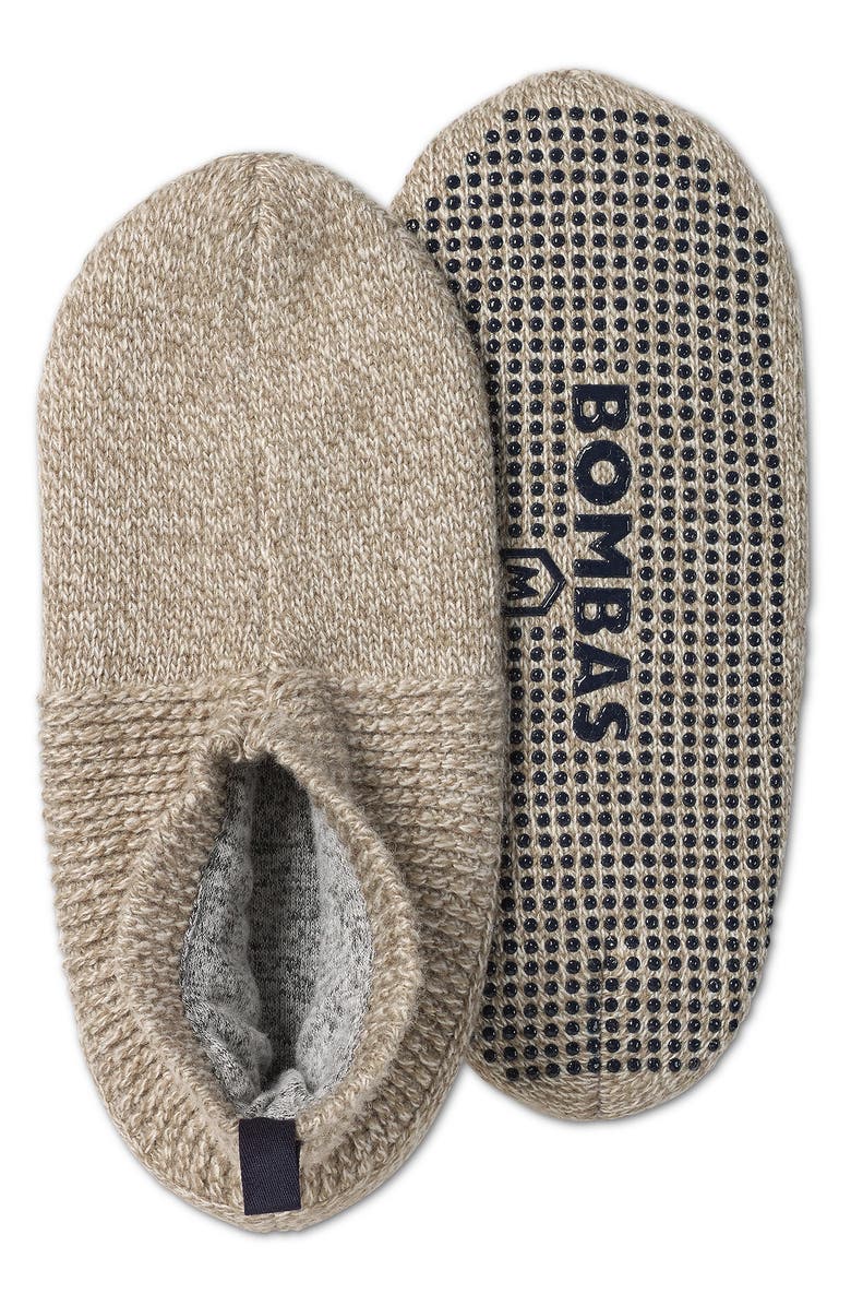 Bombas Marl Knit Gripper Slippers, Alternate, color,