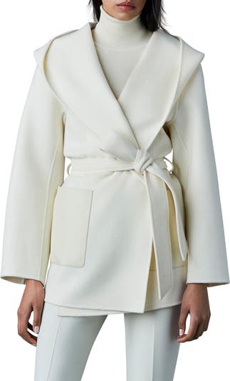 エレガント【Mackage】AZRA ダブルフェイス ウールラップコート Mackage Azra Belted Double Face Wool Wrap Coat | Nordstrom