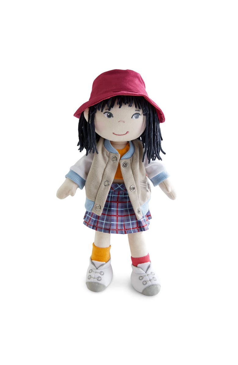 HABA 12" Soft Baby Doll Yuki Washable Toddler Baby Doll, Main, color,