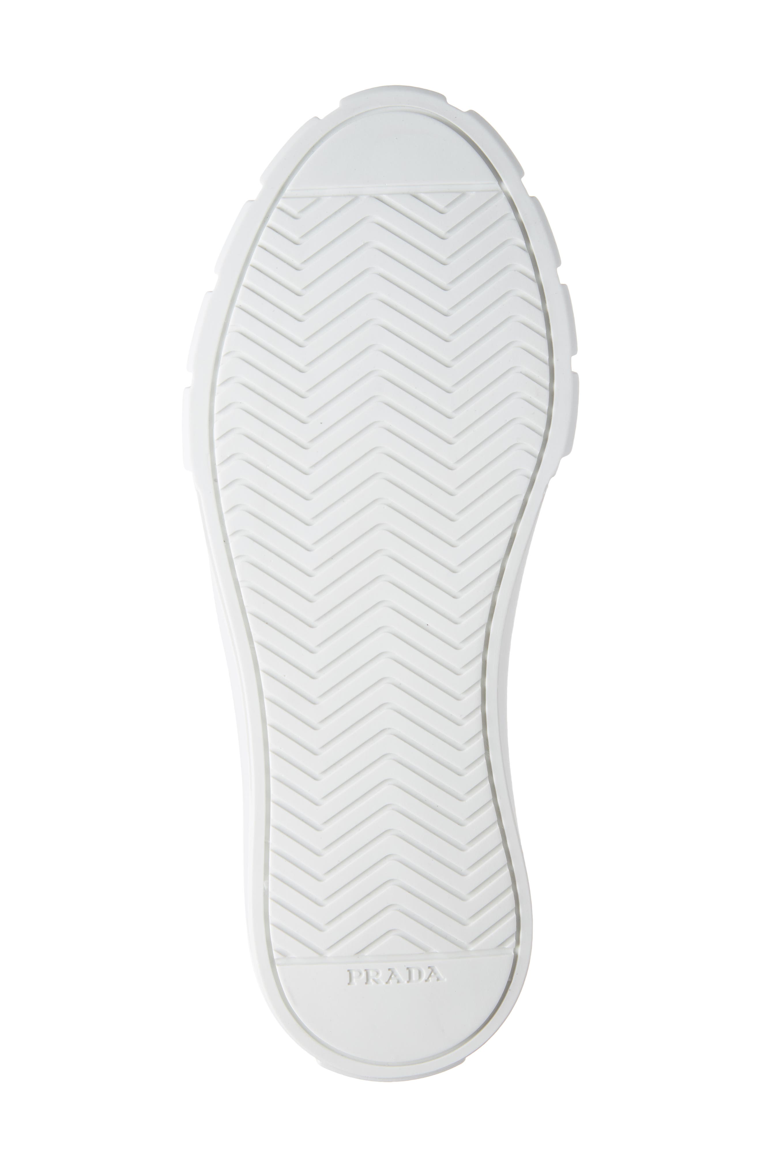 Prada Platform Slip-On Sneaker, Alternate, color, 