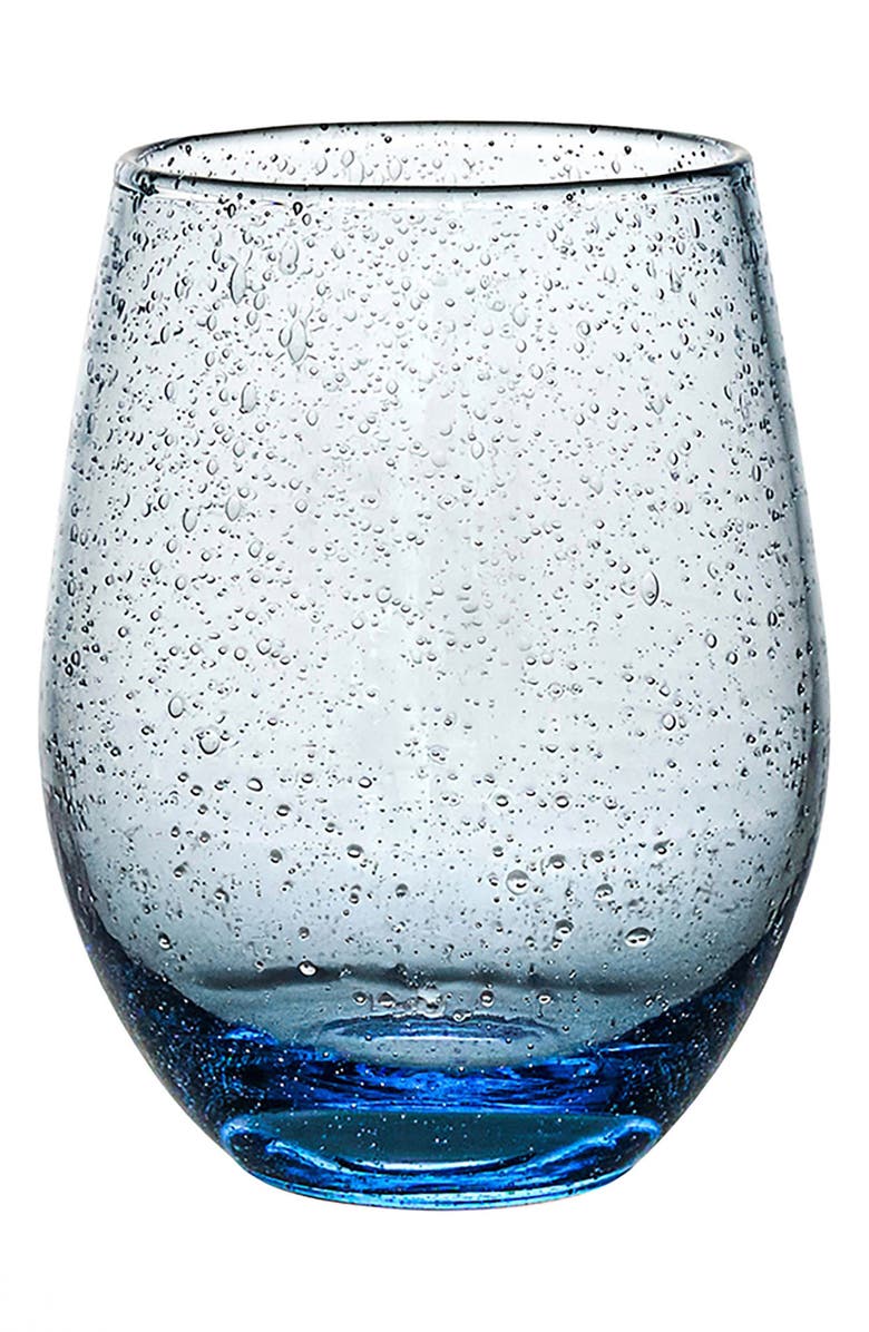 Juliska Provence Stemless Wine Glass, Main, color, Chambray