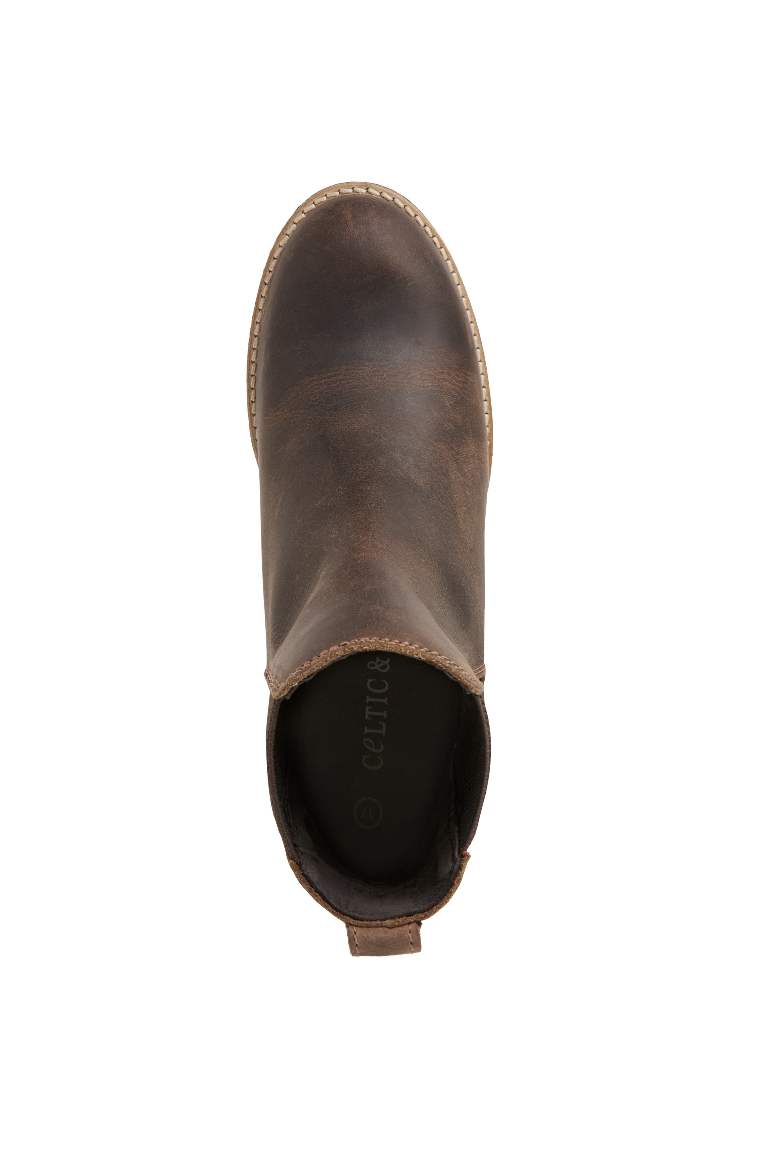 Block Heel Chelsea  Boot, Alternate, color, Tanners Brown