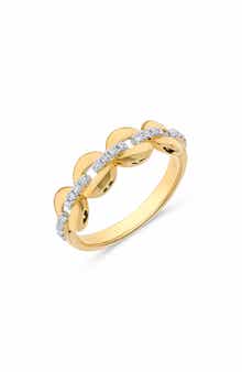 H.J. Namdar Diamond Round Link Ring