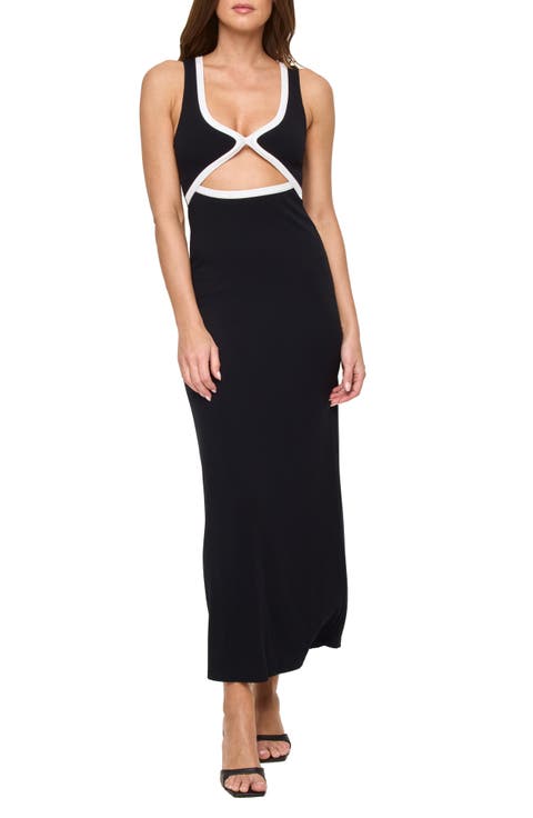 Steph Cutout Cover-Up Midi Dress