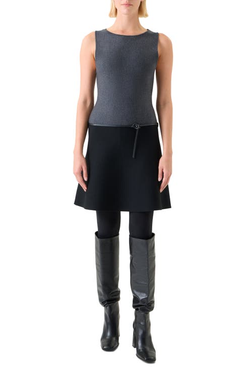 Colorblock Milano Knit Dress