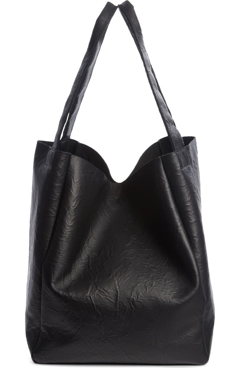Acne Studios Aldene Leather Tote, Alternate, color,