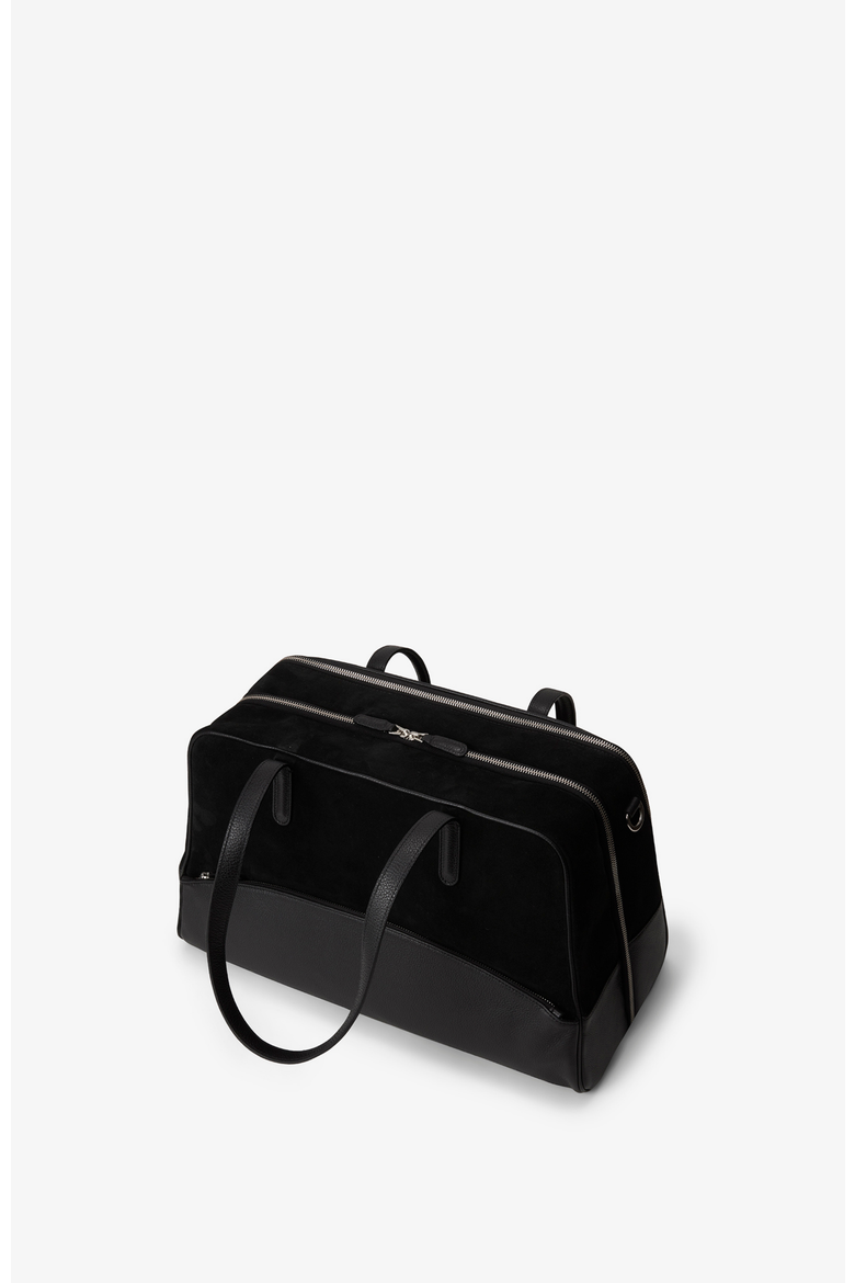 24 Hour Suitcase, Alternate, color, Black/Silver